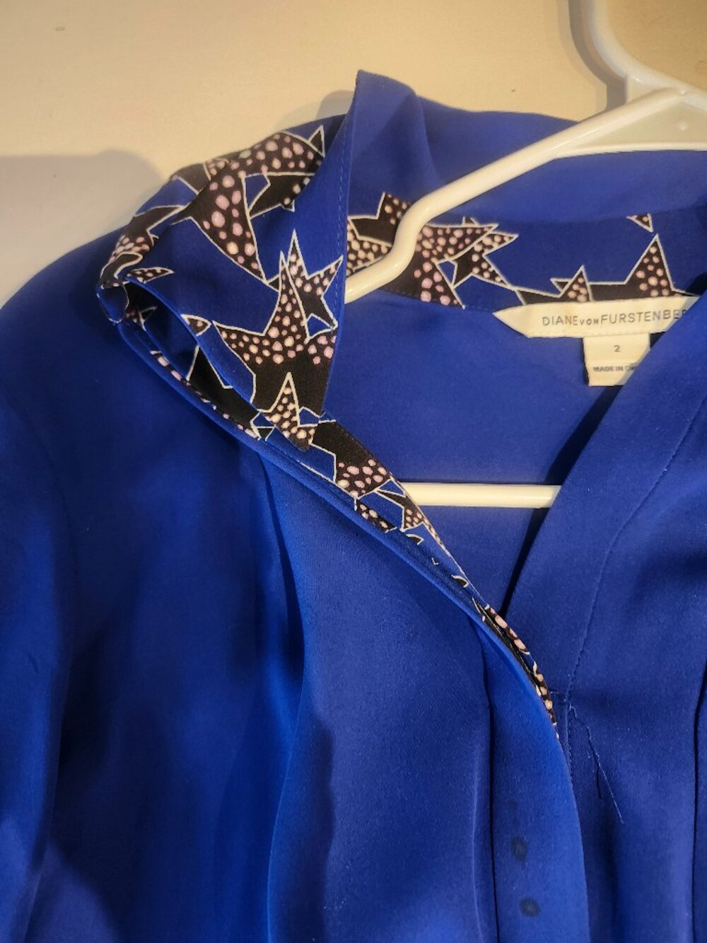 Vintage Diane Furstenberg silk blouse